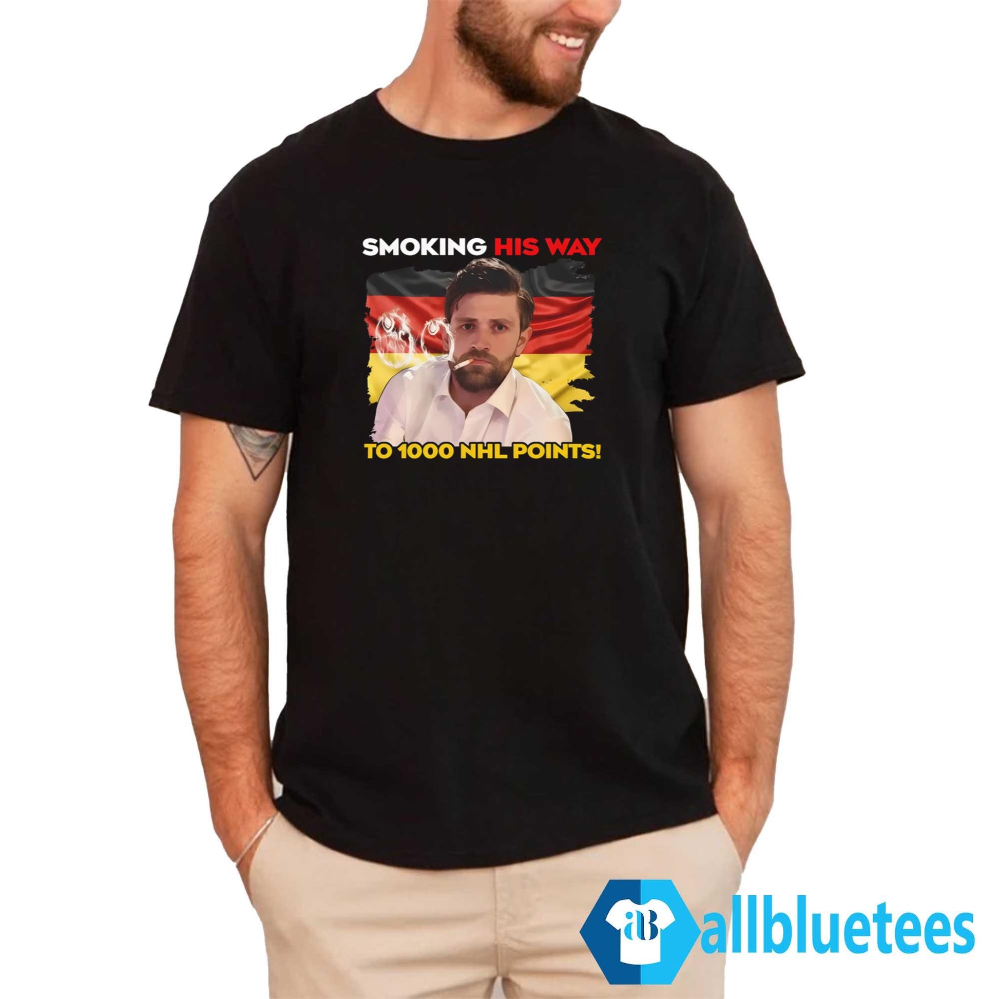 Leon Draisaitl Smoking His Way To 1000 Points Shirt