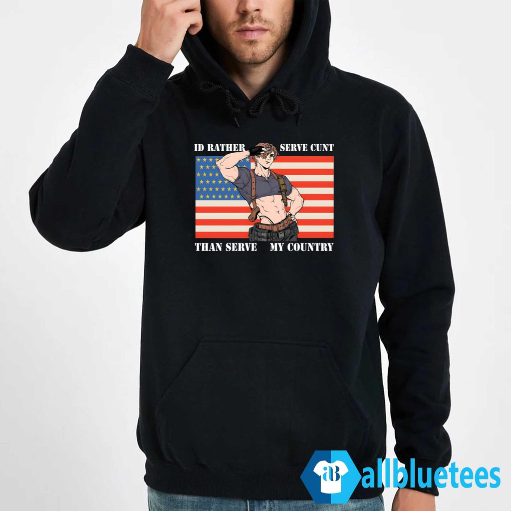 Leon Kennedy I’d Rather Serve C-nt Than Serve My Country Shirt