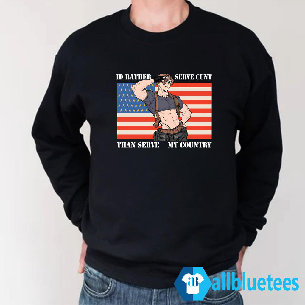 Leon Kennedy I’d Rather Serve C-nt Than Serve My Country Shirt