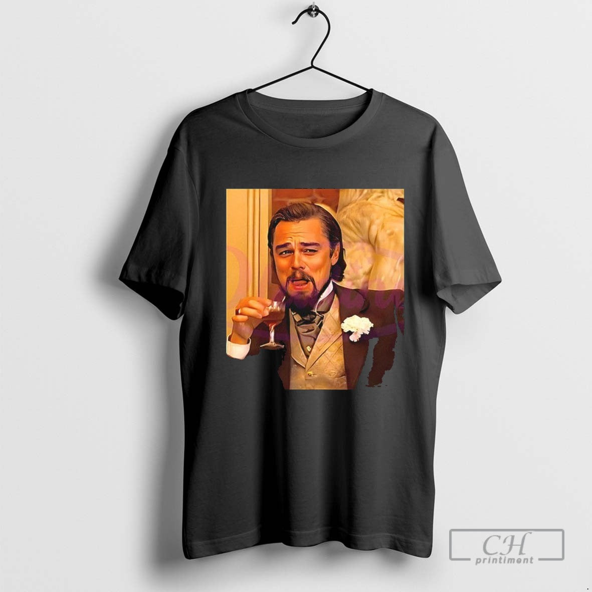 Leonardo Dicaprio Django Unchained Laughing Meme T Shirt Sweater