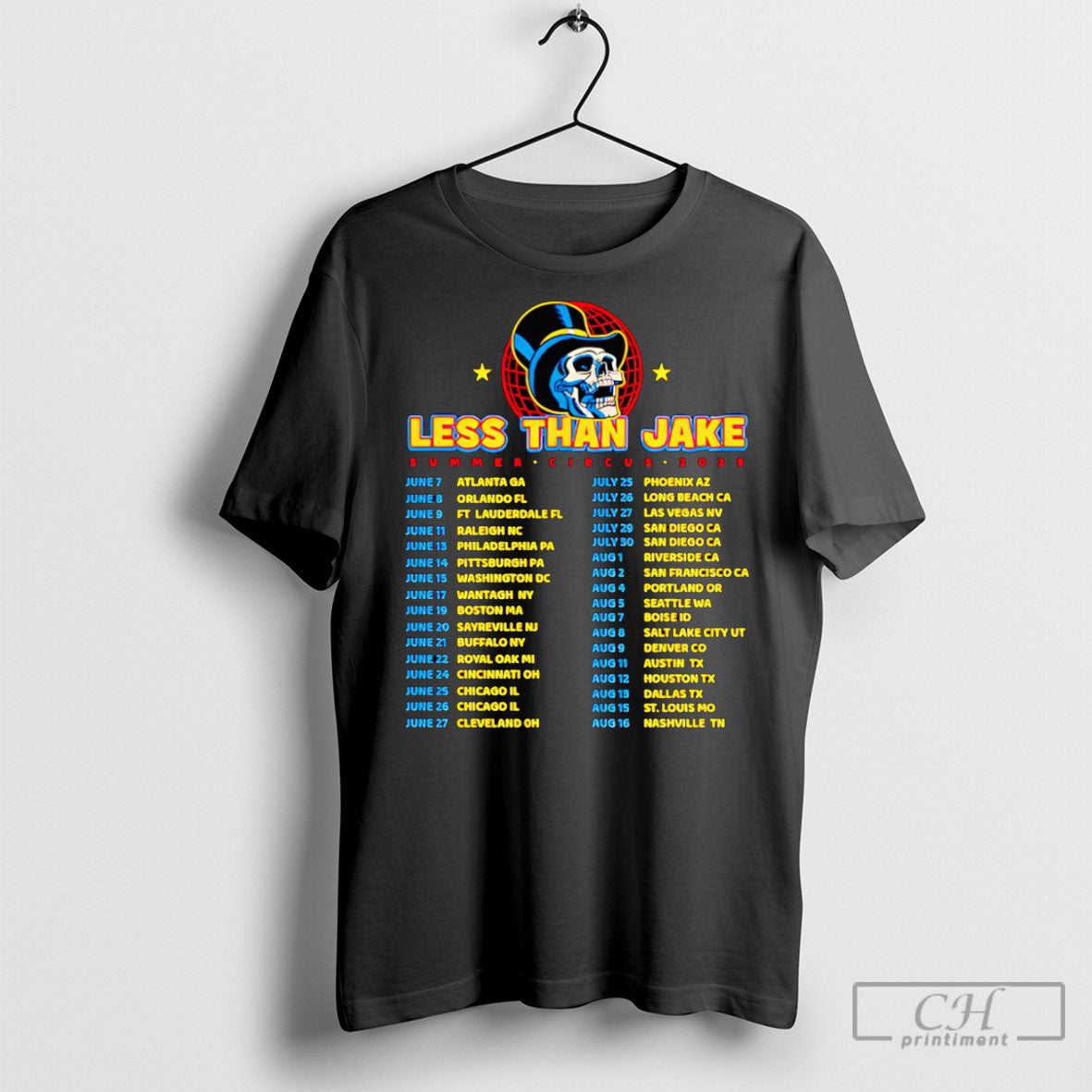 Less Than Jake Summer Circus 2025 Tour Sweater