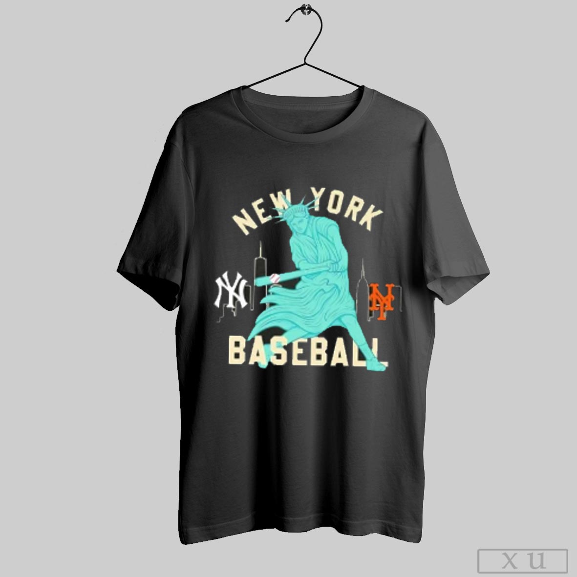 Liberty Of Statue New York Baseball Yankees X Mets