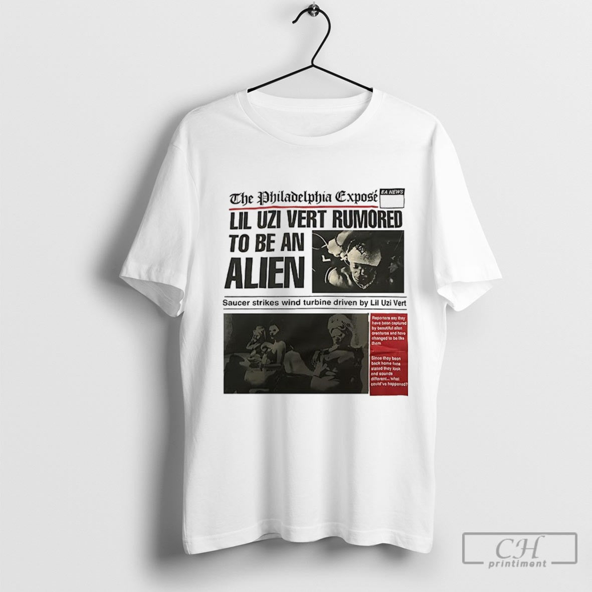 Lil Uzi Vert Rumored To Be An Alien Shirt Sweater