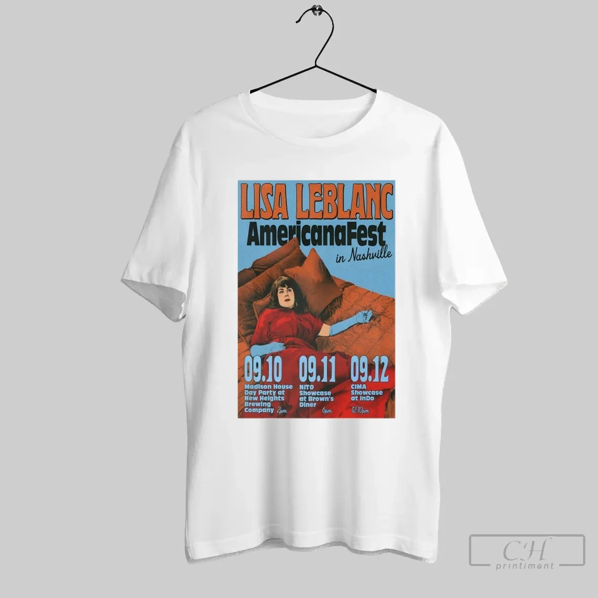 Lisa Leblanc Sep 10 12 2025 Americanafest In Nashville Tn T Shirt