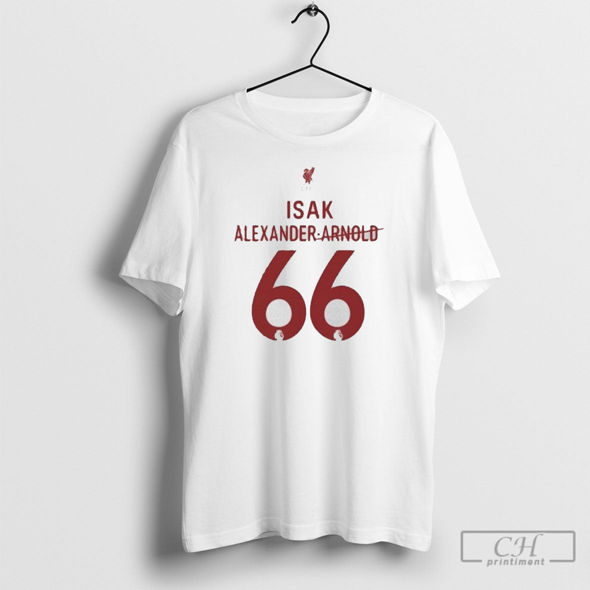 Liverpool Isak 66 Premier League Football Shirt Sweater