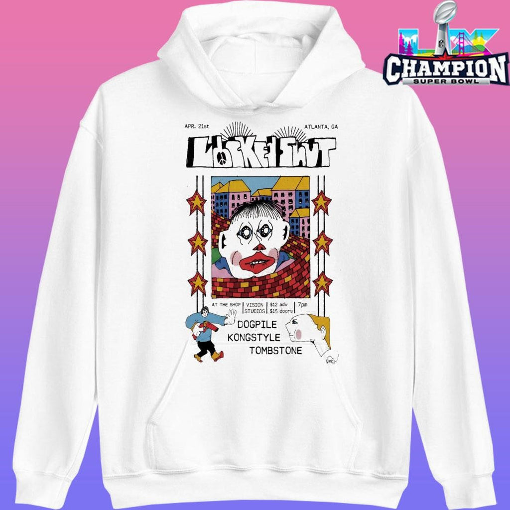 Locked Shut Dogpile Kongstyle Tombstone Shirt
