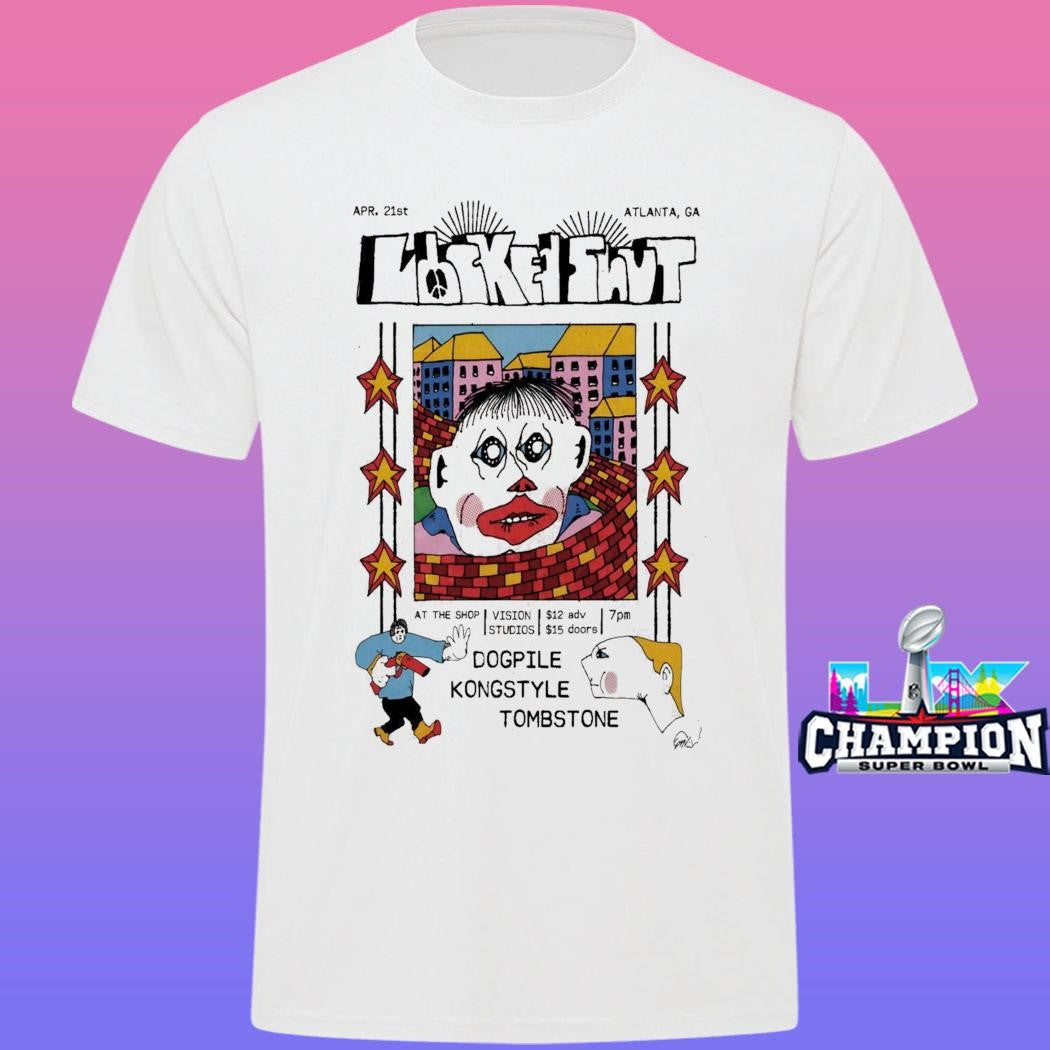 Locked Shut Dogpile Kongstyle Tombstone Shirt