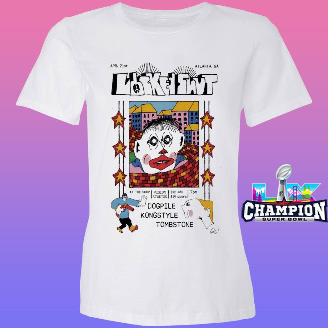 Locked Shut Dogpile Kongstyle Tombstone Shirt