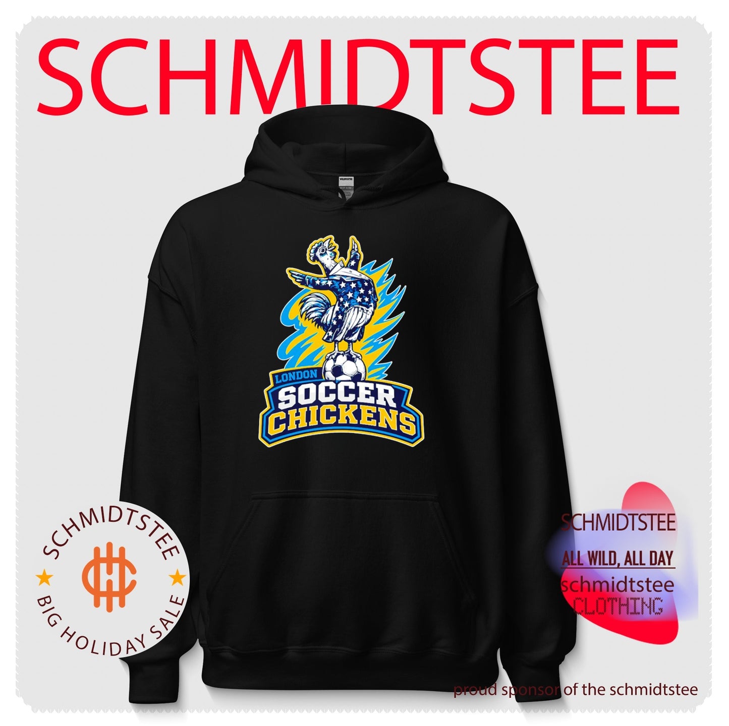 London Soccer Chickens Football Fan Banter shirt