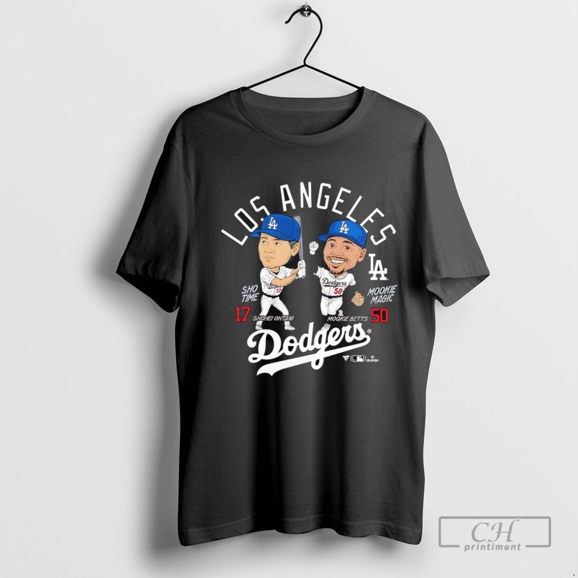 Los Angeles Dodgers Mookie Betts Shohei Ohtani Player Duo