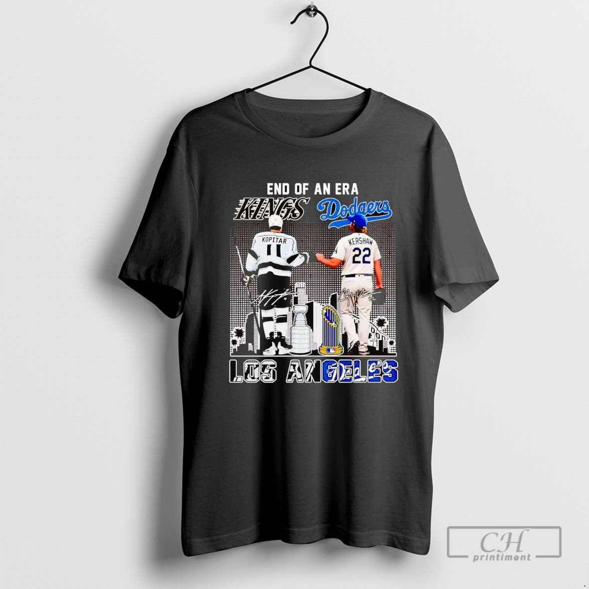 Los Angeles Kings Kopitar And Dodgers Kershaw End Of An Era Trophy
