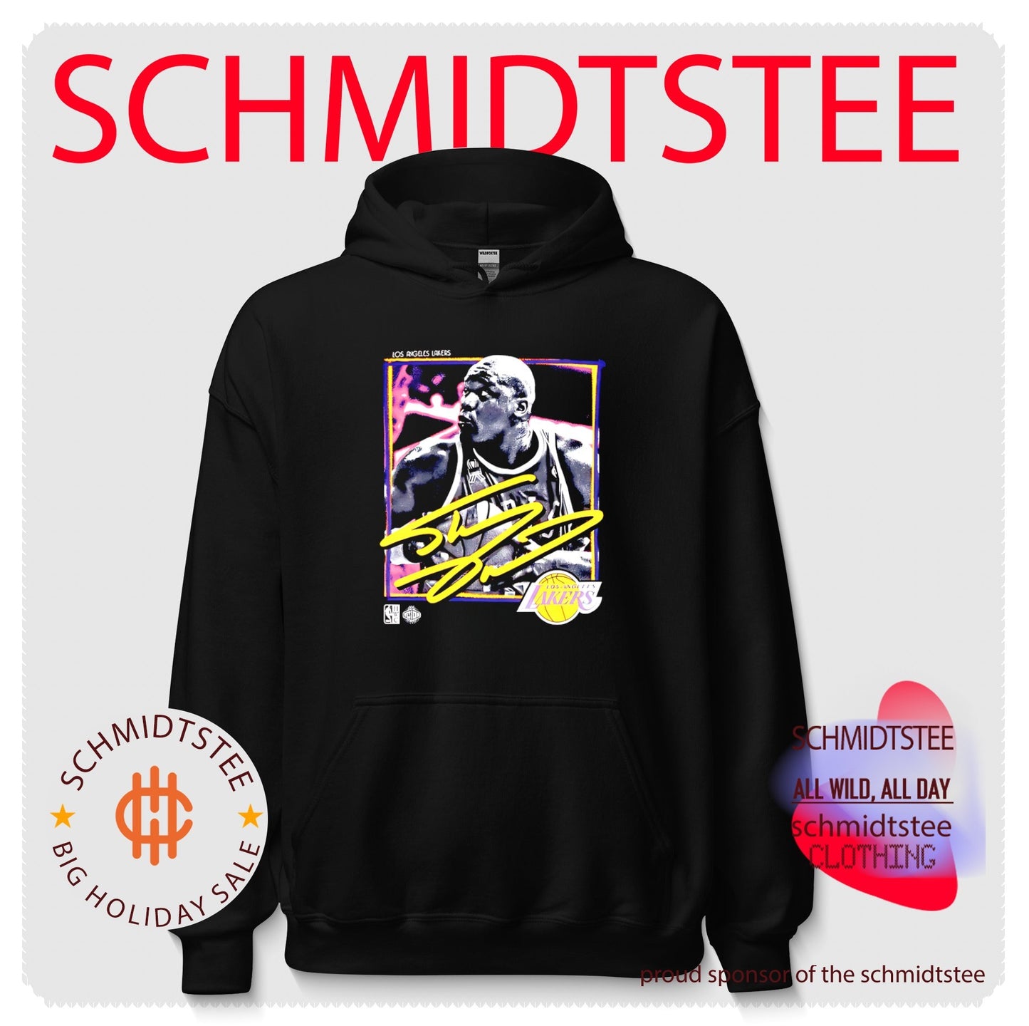 Los Angeles Lakers Shaquille O’Neal freeze frame signature shirt