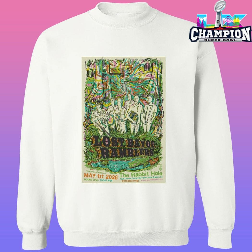 Lost Bayou Ramblers In New Orleans La On May 1 2026 Shirt