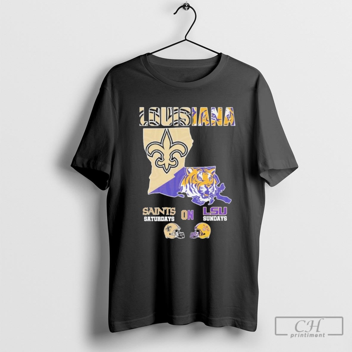 Louisiana Sports Saints On Saturdays And Tigers On Sundays Shirt Sweater