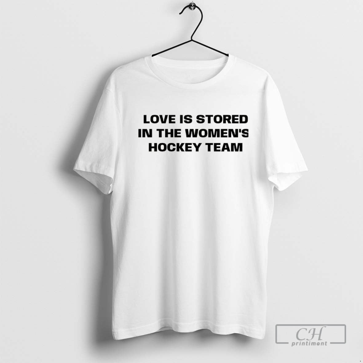 Love Is Stored In The Womens Hockey Team T Shirt Sweater