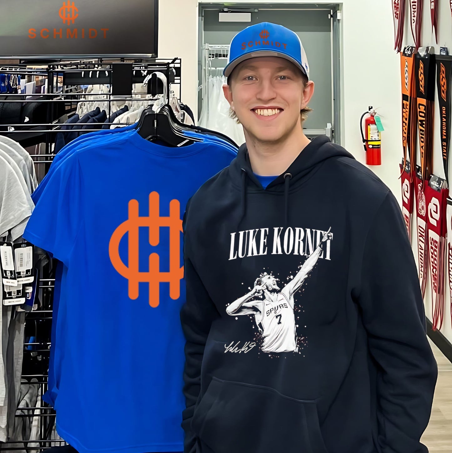 Luke Kornet San Antonio Basketball signature shirt