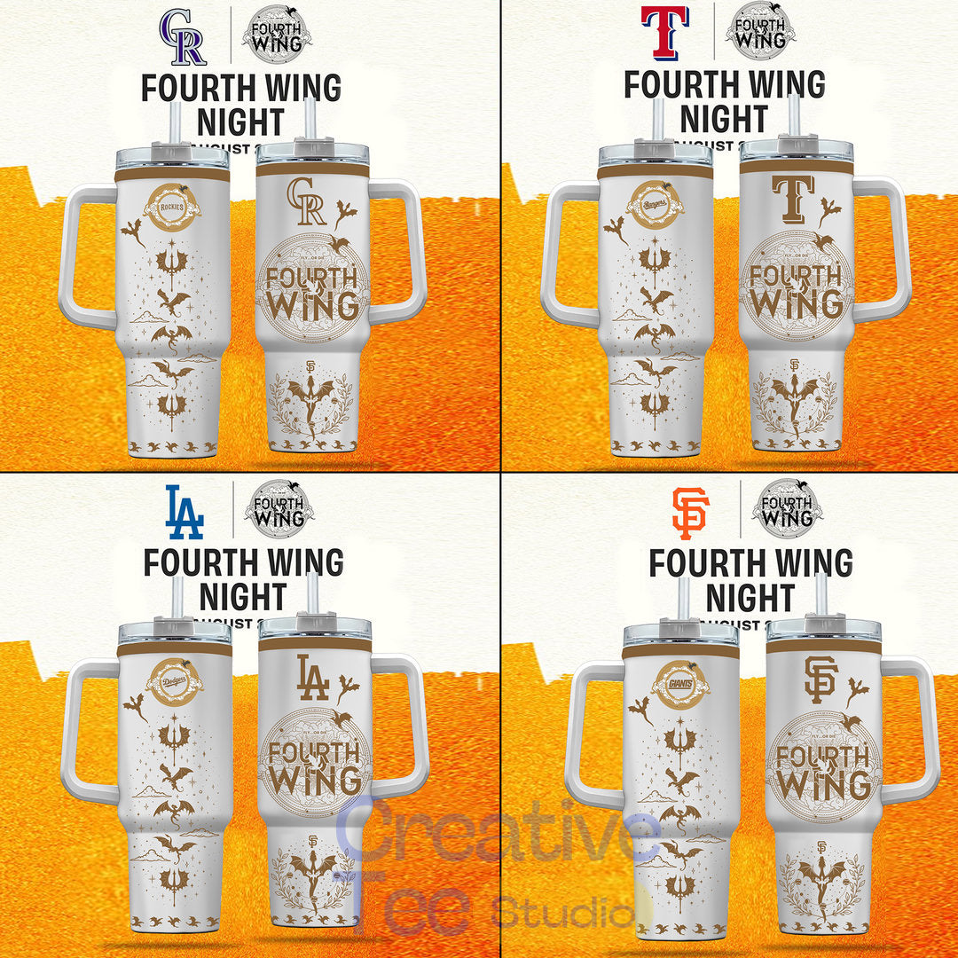 MLB All Teams x Fourth Wing Night Tumbler