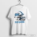 Mtsu Blue Raiders Dripping Football Helmet T Shirt