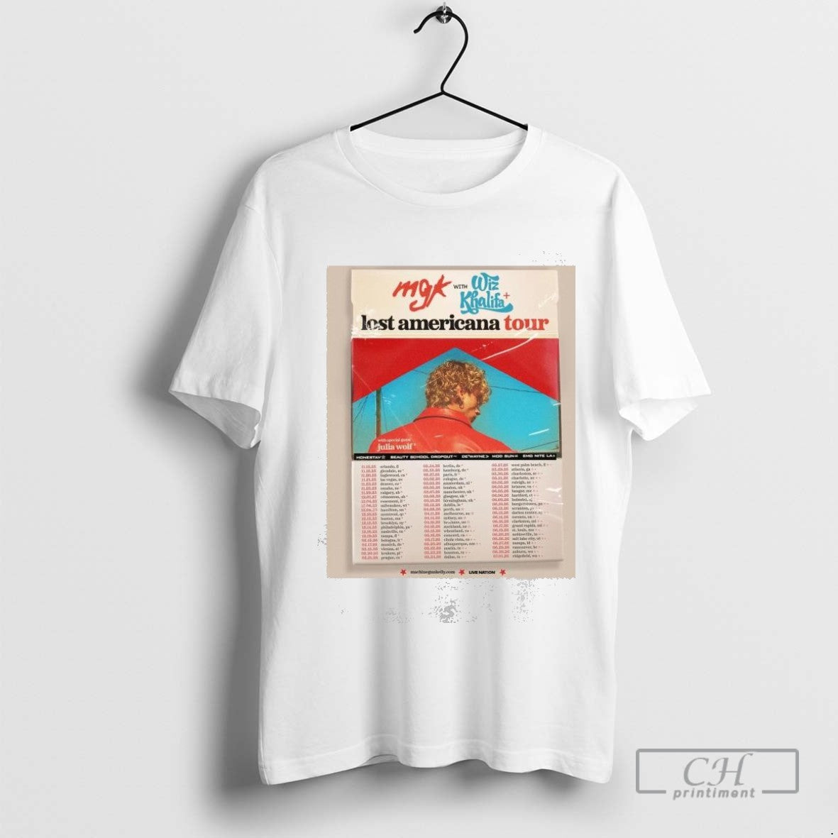 Machine Gun Kelly The Lost Americana World Tour 2025 2026 T Shirt Sweater