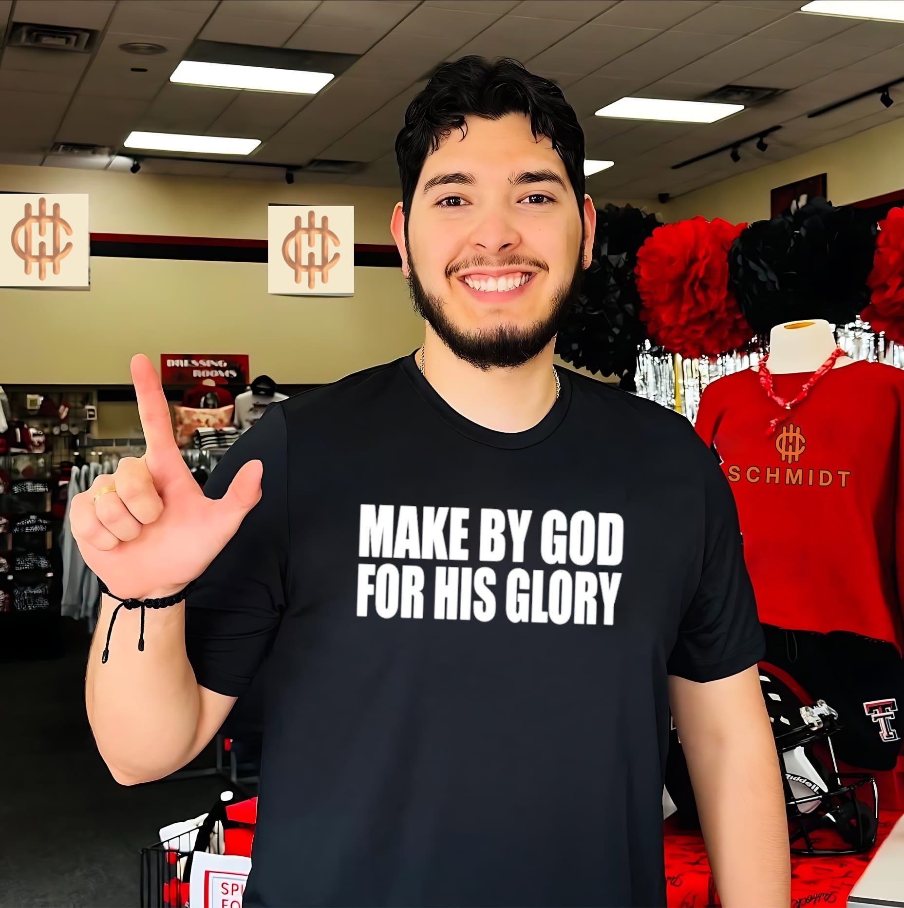 Made by god for his glory shirt