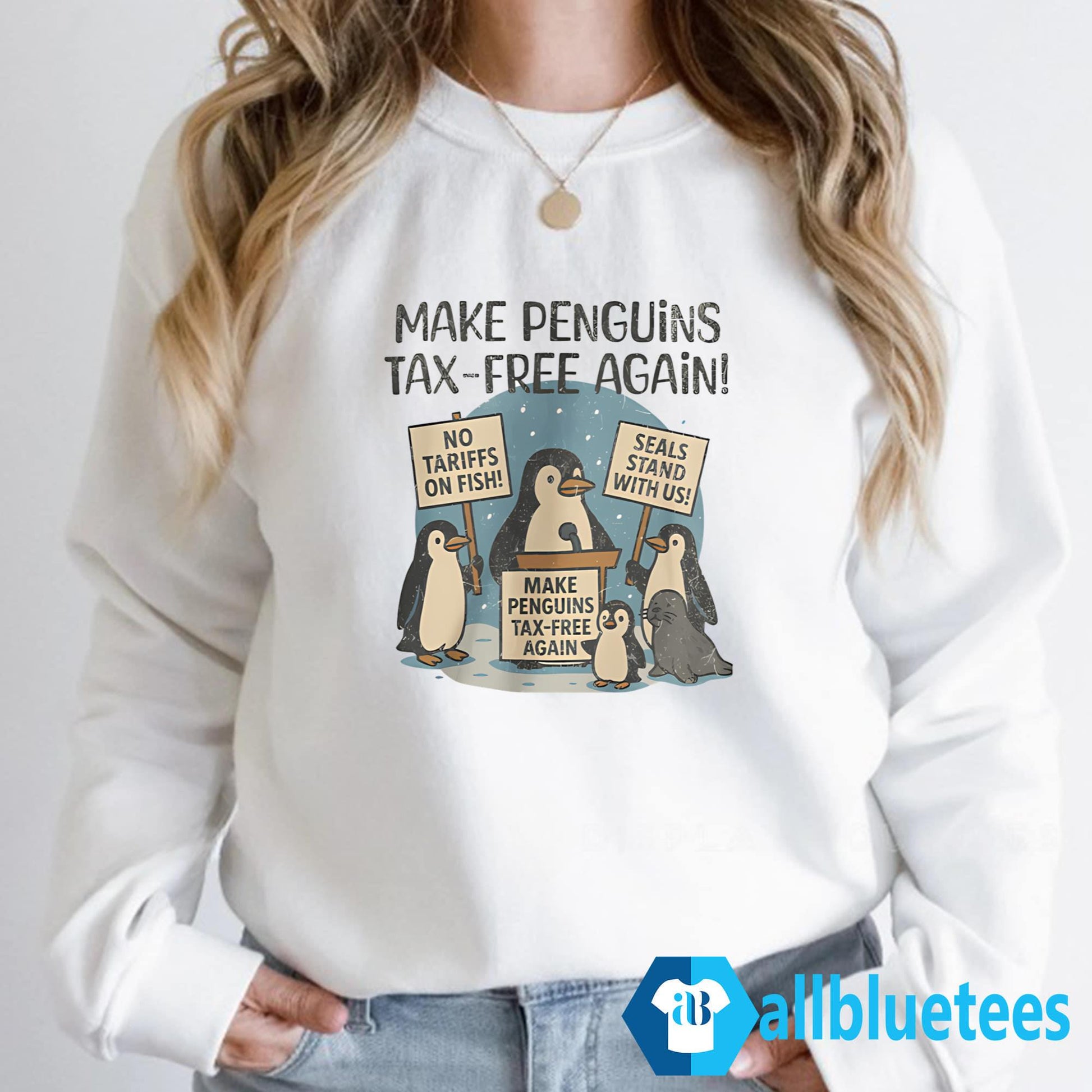 Make Penguins Tax-Free Again Trump Tariffs Shirt