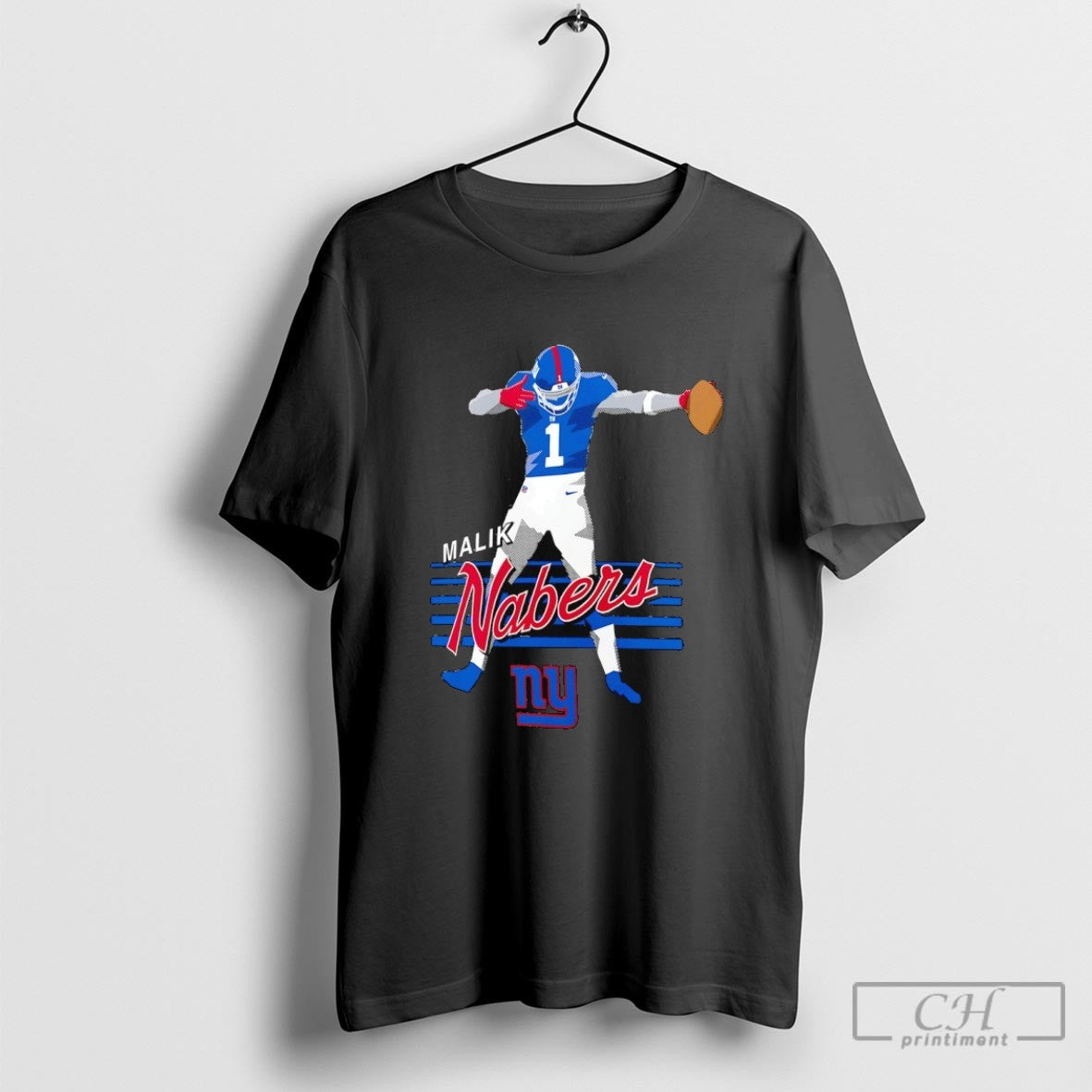 Malik Nabers 1 New York Giants Football Player Crosswalk Shirt Sweater