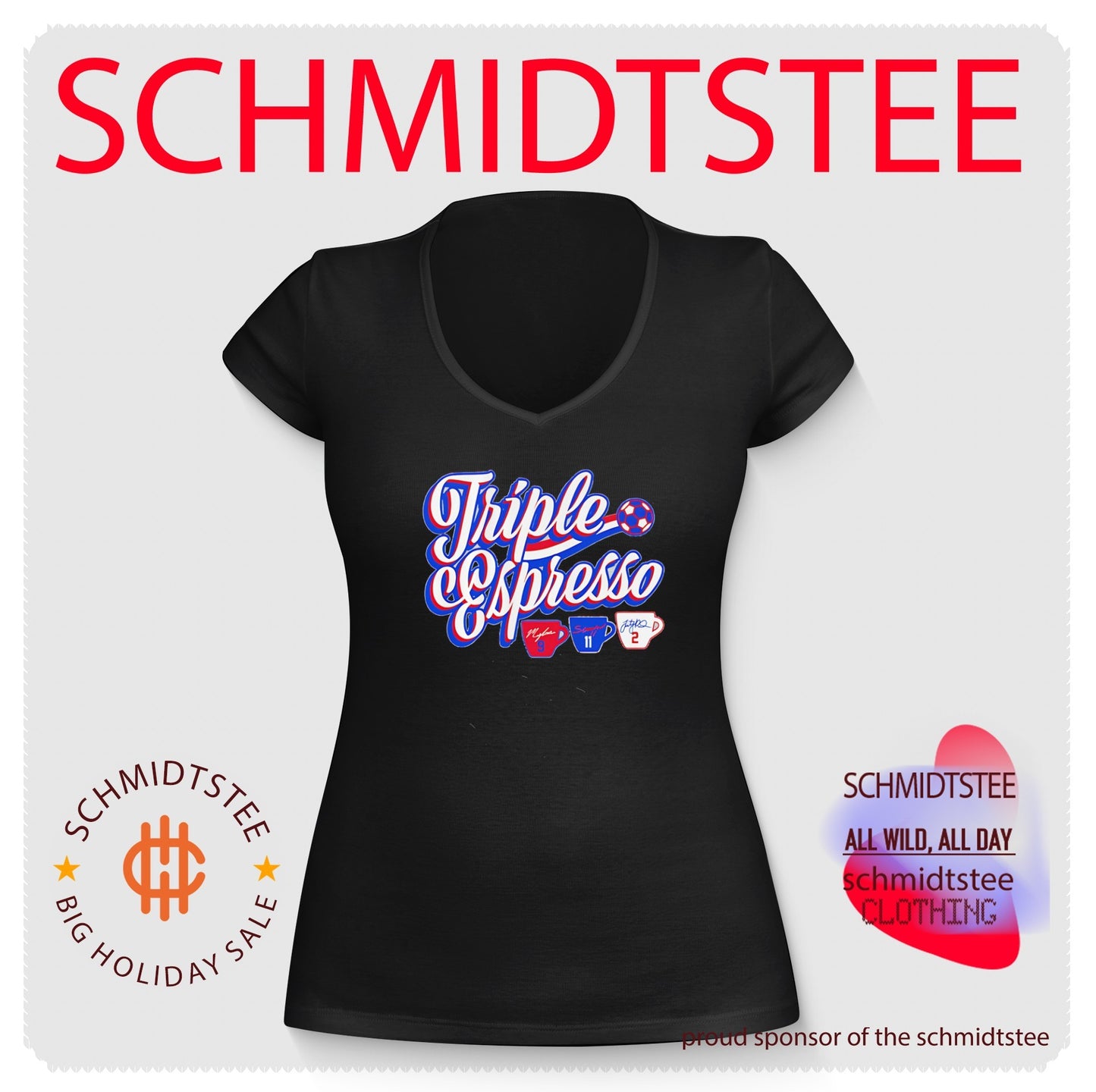 Mallory Swanson Trinity Rodman and Sophia Wilson Triple Espresso shirt