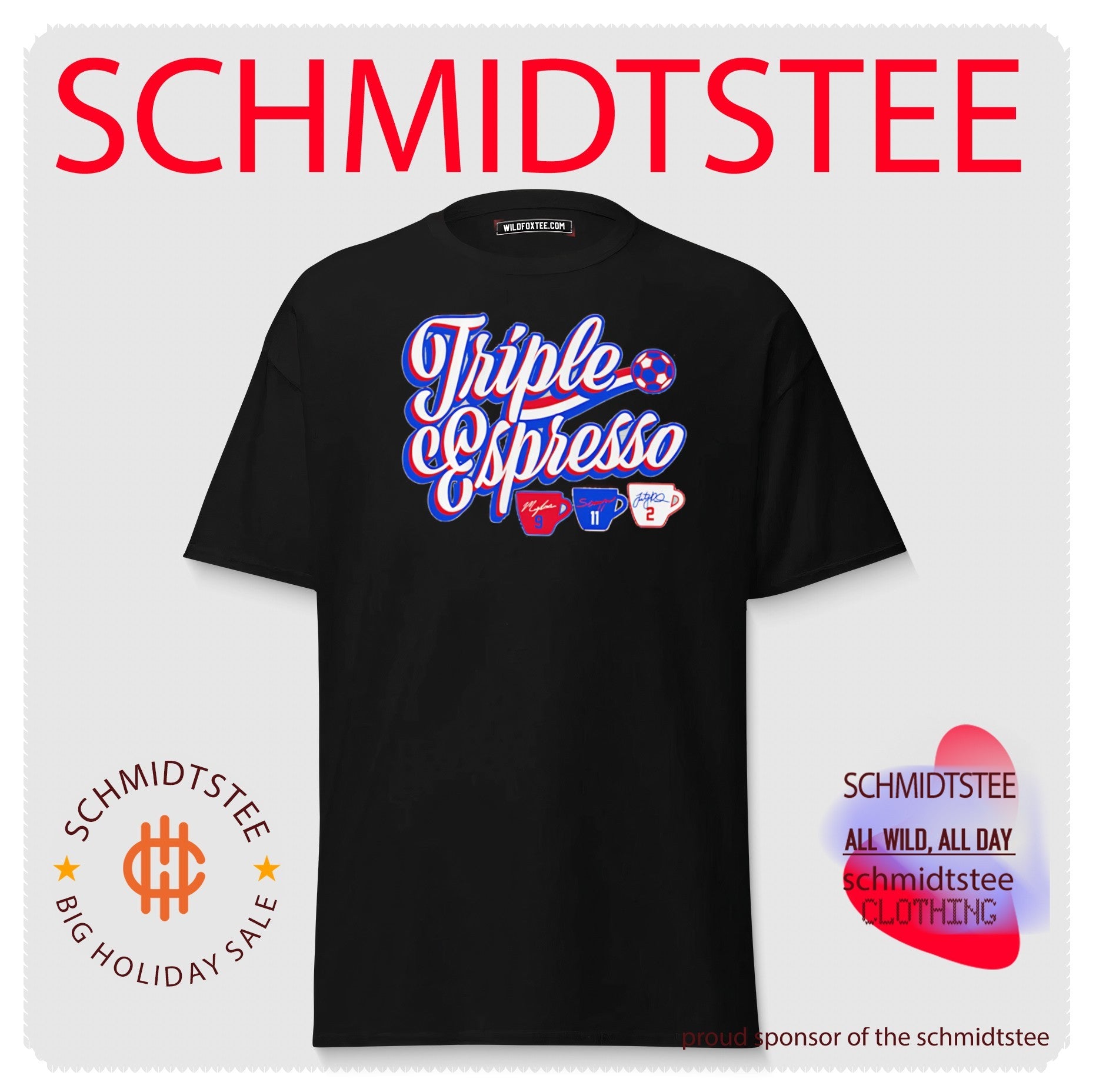 Mallory Swanson Trinity Rodman and Sophia Wilson Triple Espresso shirt