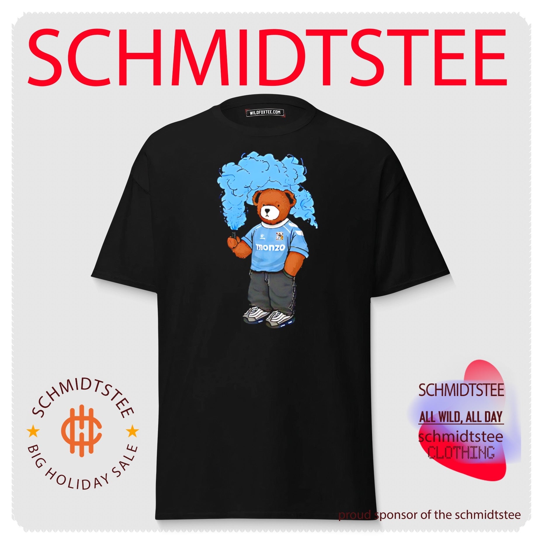 Manchester City Pickles Bear illustration shirt