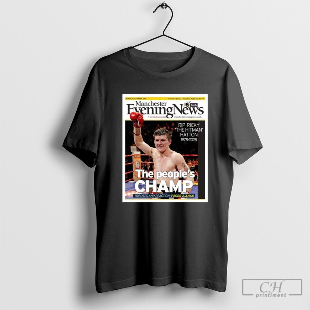Manchester News Ricky Hatton The Peoples Champ Shirt Sweater