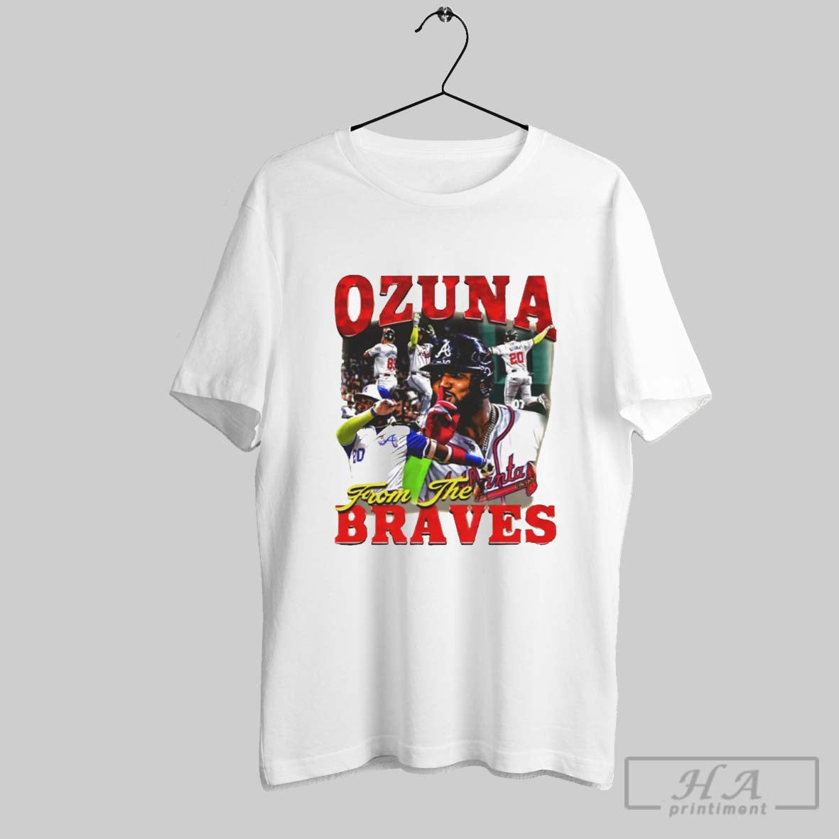 Marcell Ozuna From The Atlanta Braves Graphic