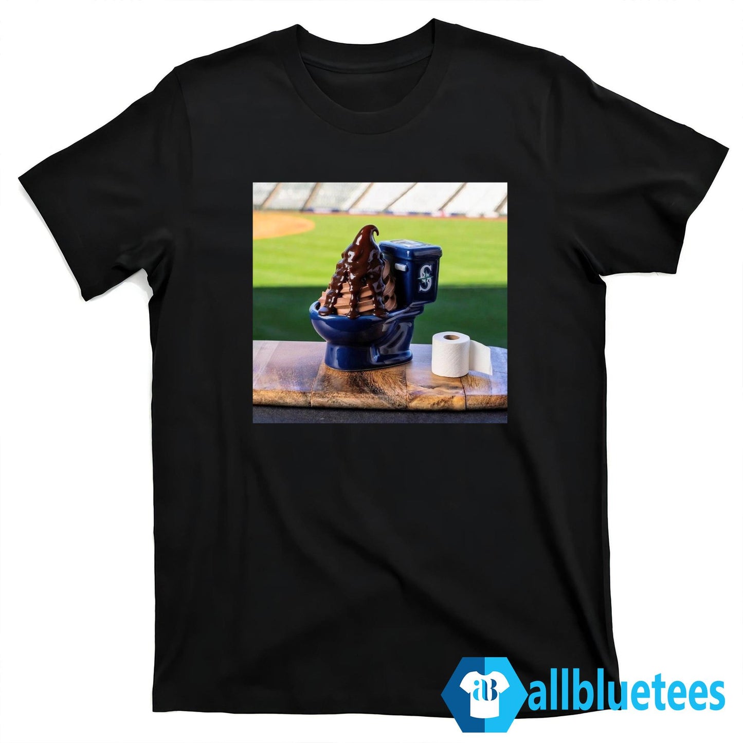 Mariners Big Dumper Sundae Chocolate Ice Cream Toilet Shirt