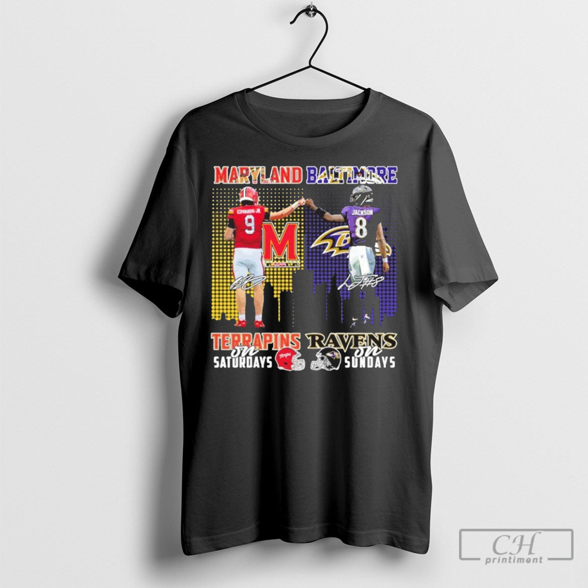Maryland Baltimore Football On Saturdays On Sundays Shirt