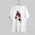 Maryland Football Malik Washington Superstar Pose Signature