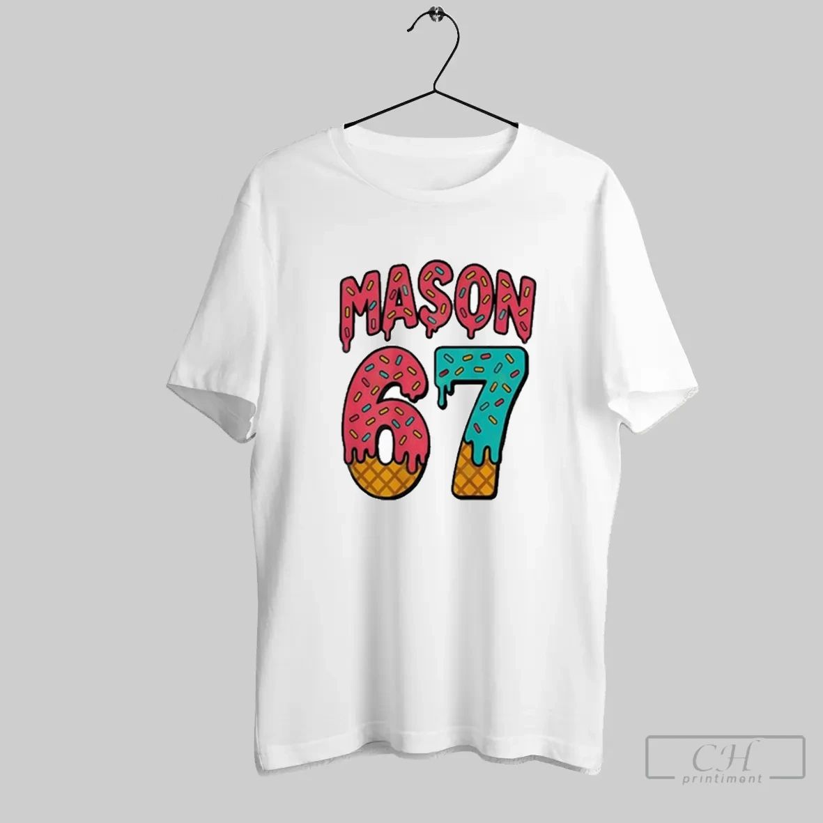 Mason 67 Ice Cream Cute Meme Six Seven T Shirt