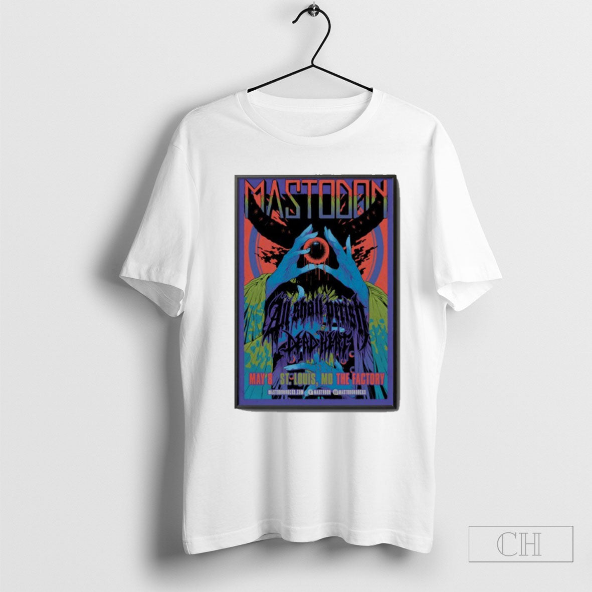 Mastodon The Factory St Louis Mo May 8 2025 Poster Tee Shirt