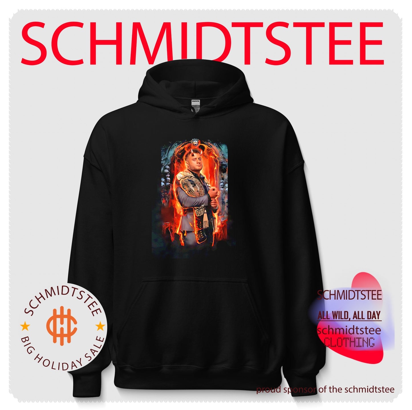 Maxwell Jacob Friedman MJF portrait illustration shirt