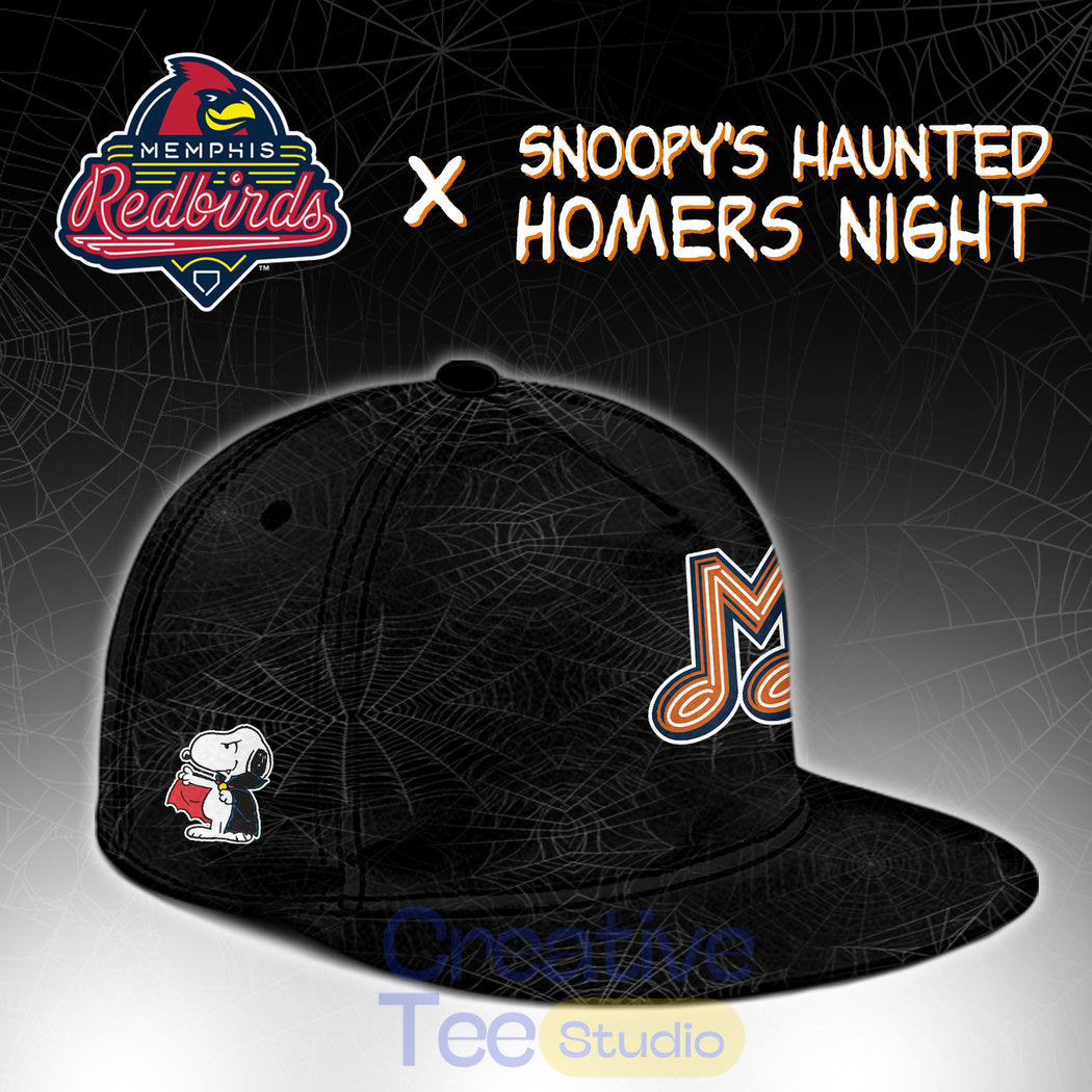 Memphis Redbirds Snoopy’s Haunted Homers Special Baseball Jersey