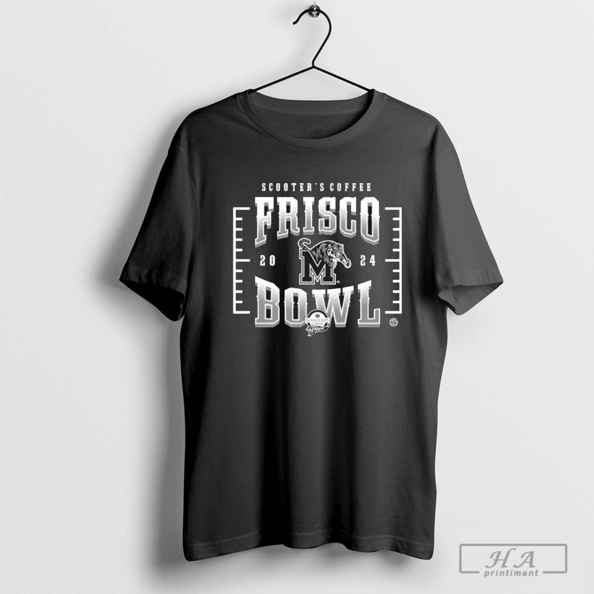 Memphis Tigers 2024 Scooters Coffee Frisco Bowl Graphic