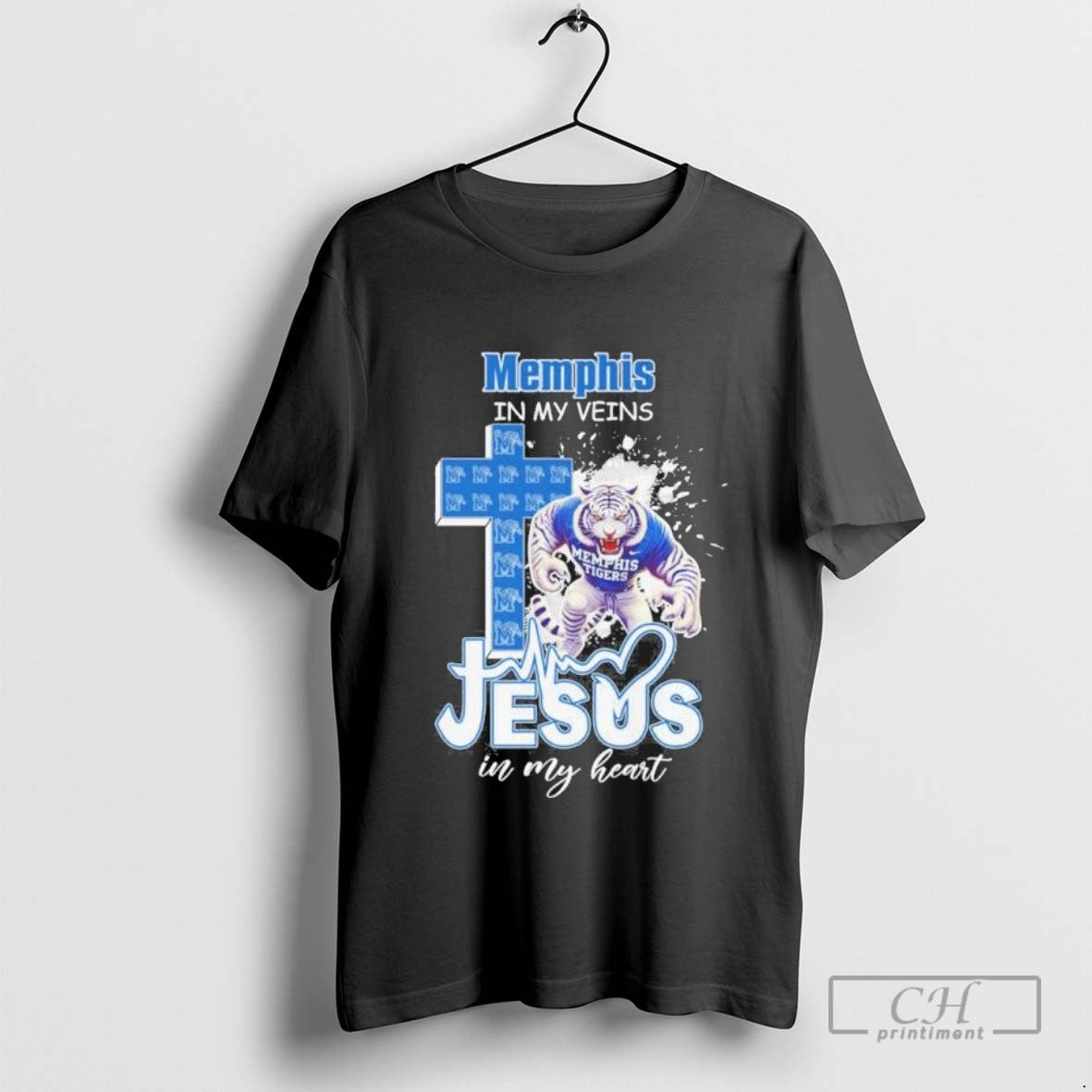 Memphis Tigers Mascot In My Veins Jesus In My Hear
