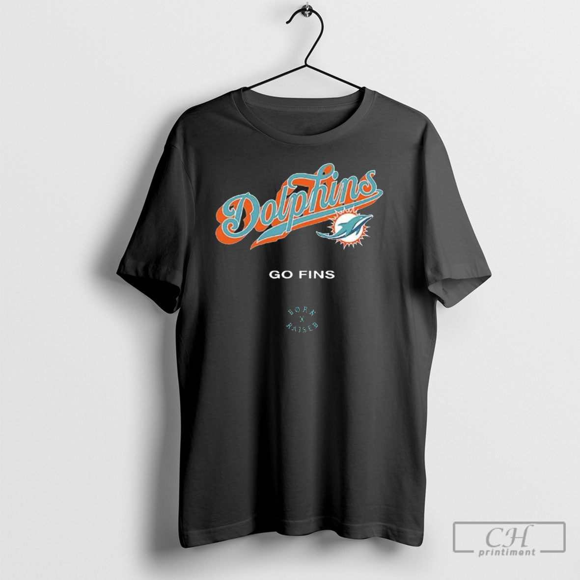 Miami Dolphins Born X Raised Go Fins Shirt Sweater