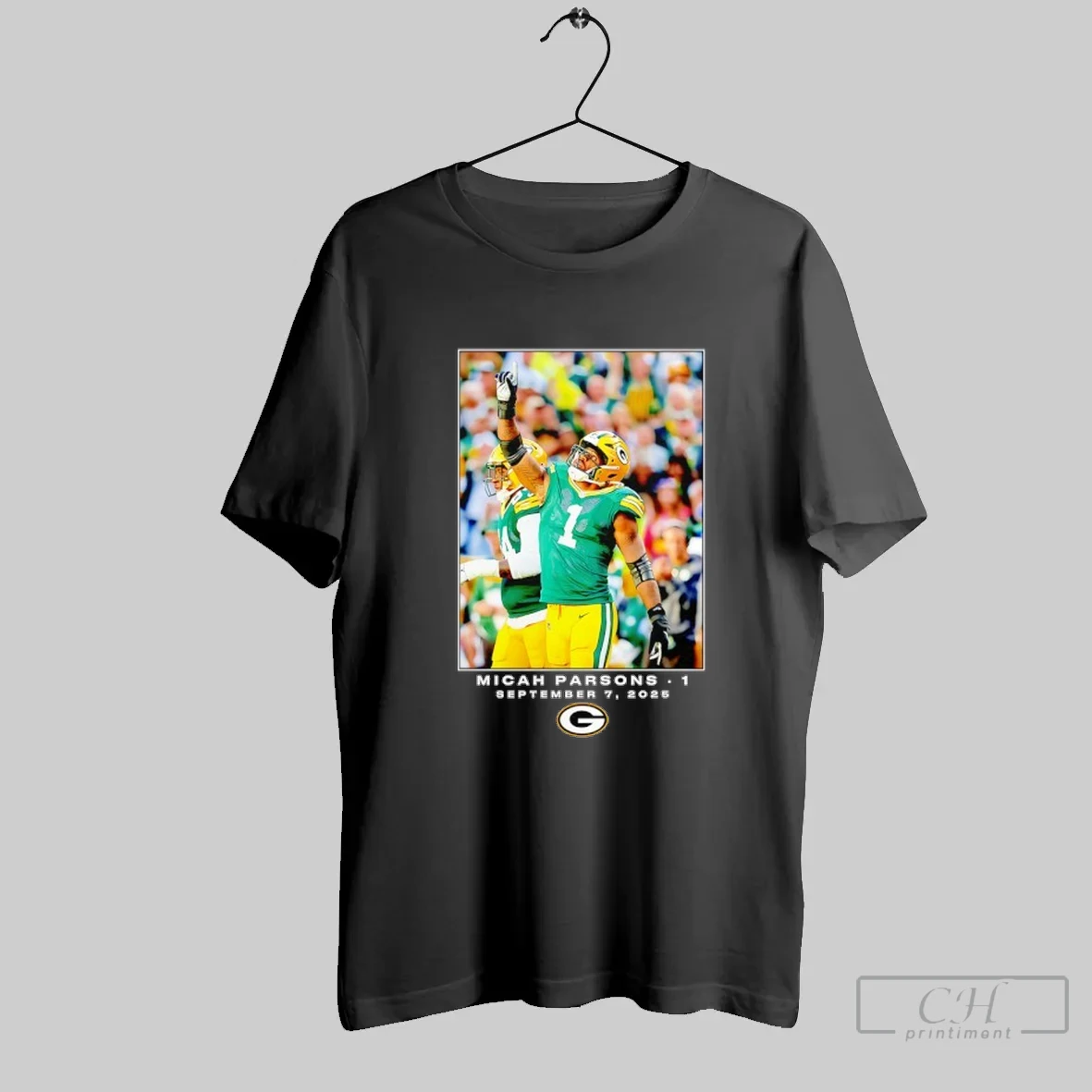 Micah Parsons Green Bay Packers Football 2025 Photo T Shirt