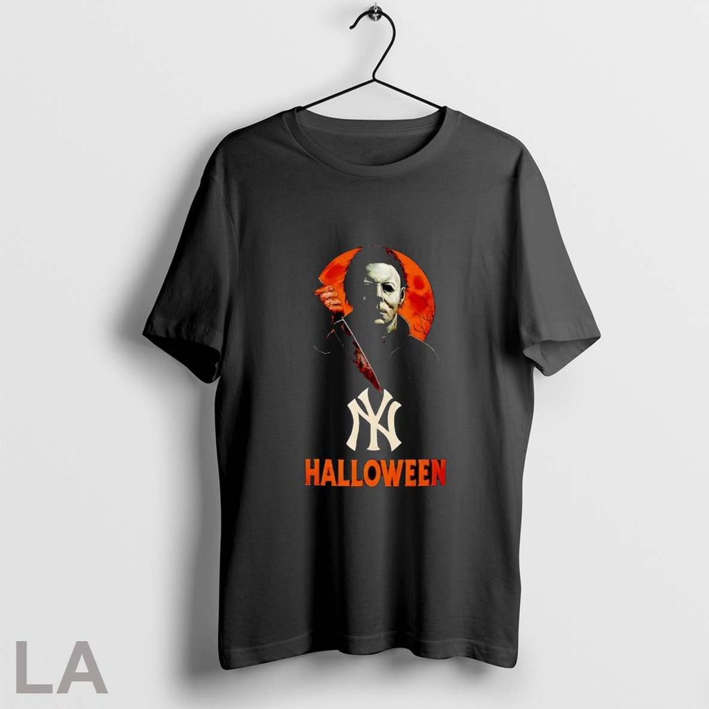 Michael Myers New York Yankees Halloween T Shirt