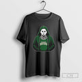 Michael Myers Wearing Milwaukee Bucks Nba Scary Halloween 2025 V Neck