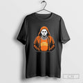Michael Myers Wearing Phoenix Suns Nba Scary Halloween 2025 V Neck