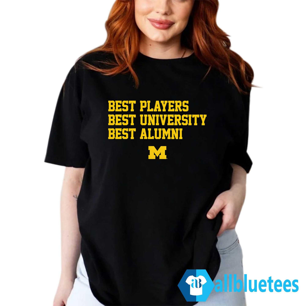 Michigan Best Players University Alumni Shirt