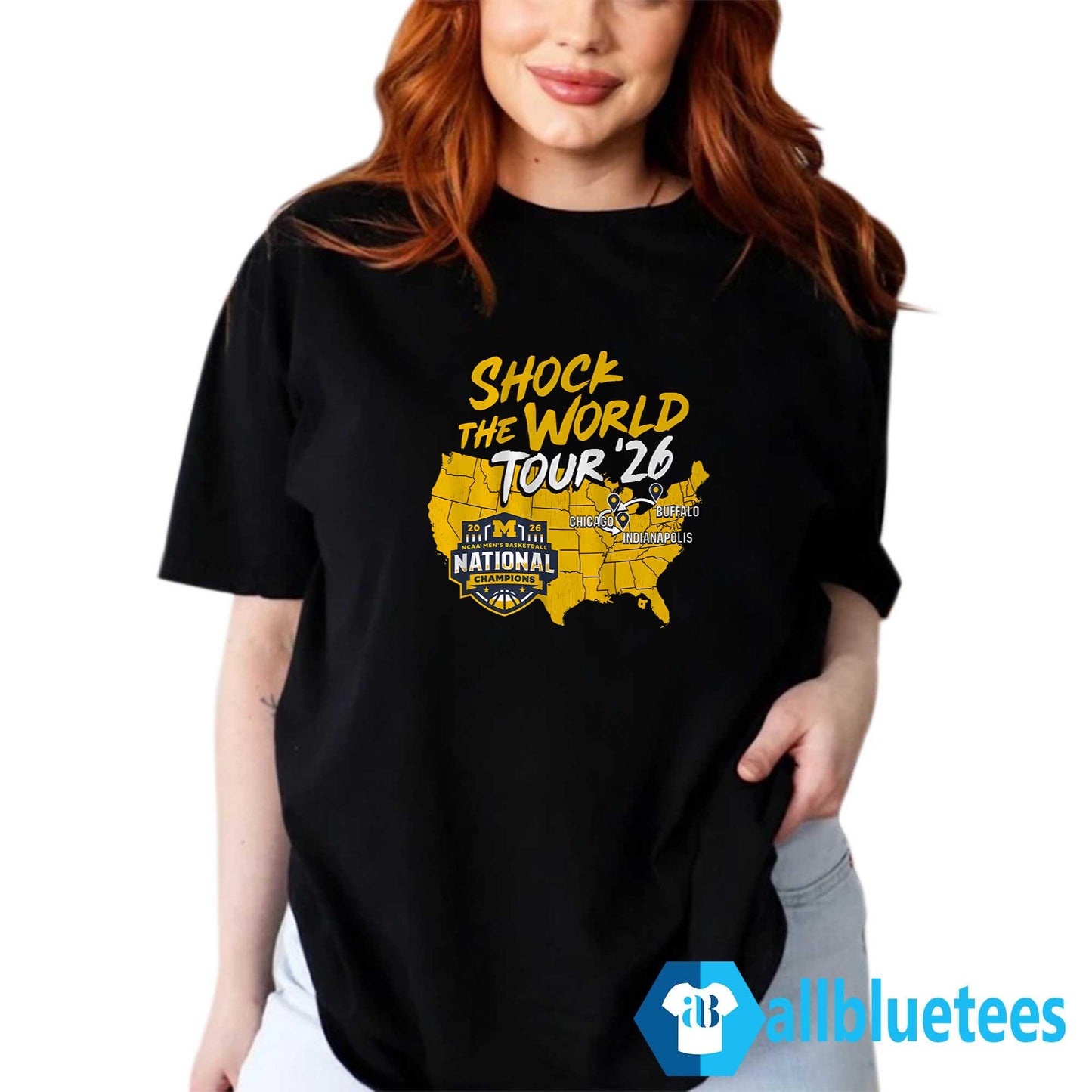 Michigan Shock The World Tour 2026 Shirt