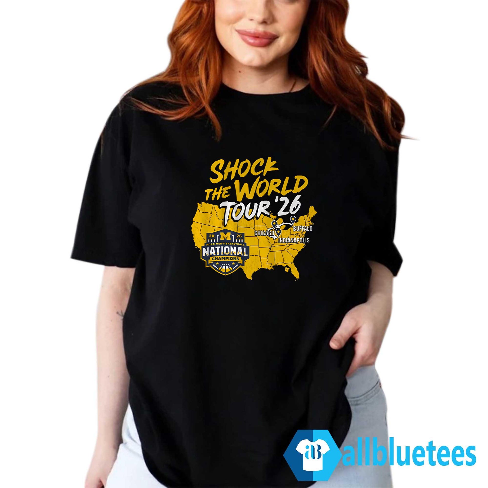 Michigan Shock The World Tour 2026 Shirt