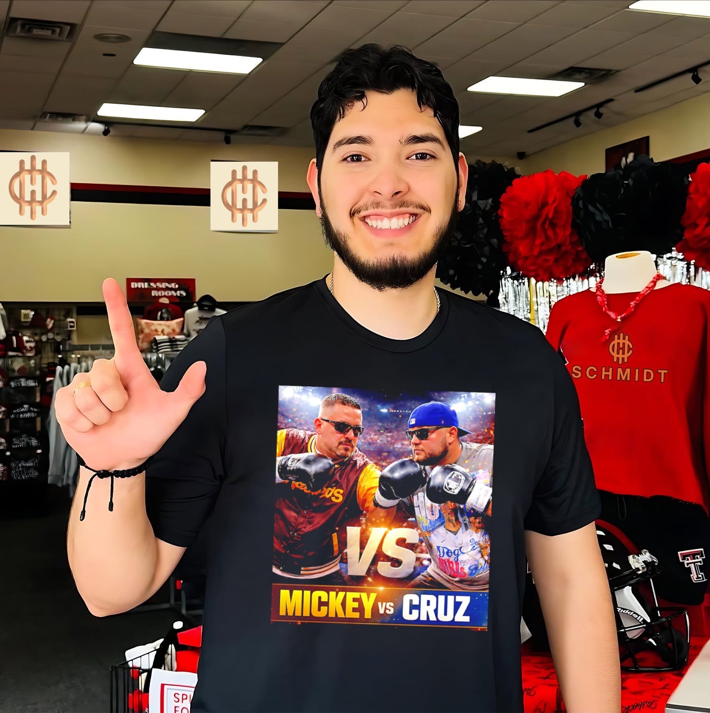 Mickey vs Cruz poster shirt