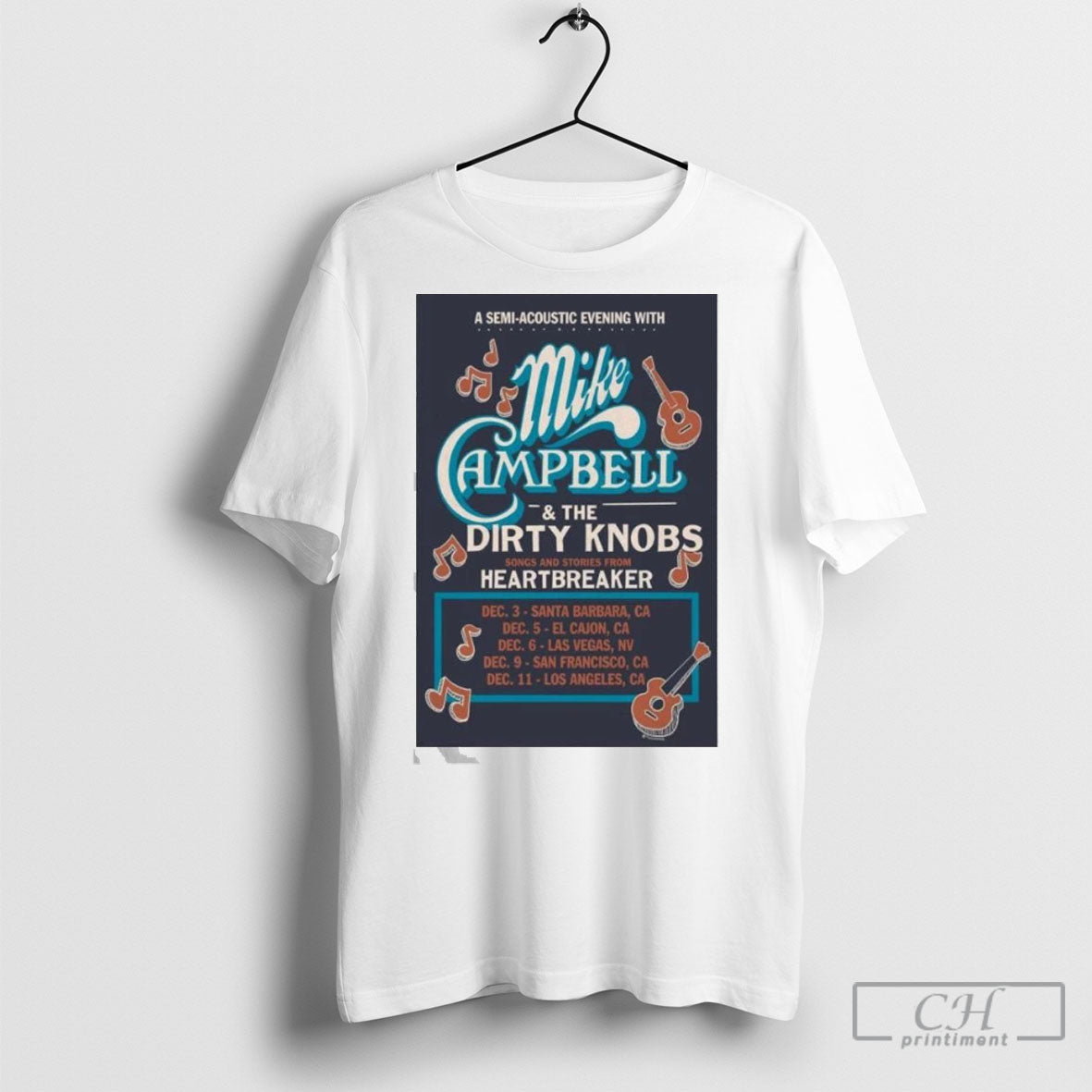Mike Campbell The Dirty Knobs Heartbreaker 2025 Shirt Sweater